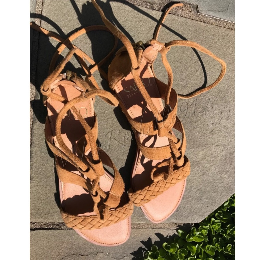 FRANCO SARTO Boho tie sandals